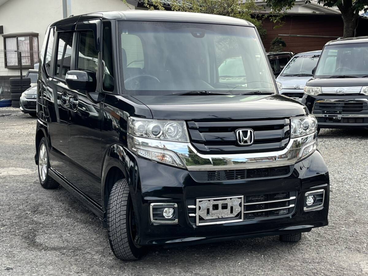 N BOXカスタム*カスタムSSブラックスタイルPKG*検9/11迄*28年式!*4WD*HID*両パワスラ*純正ナビ*Bカメラ*BTオーディオ*社外AW*110929_画像5