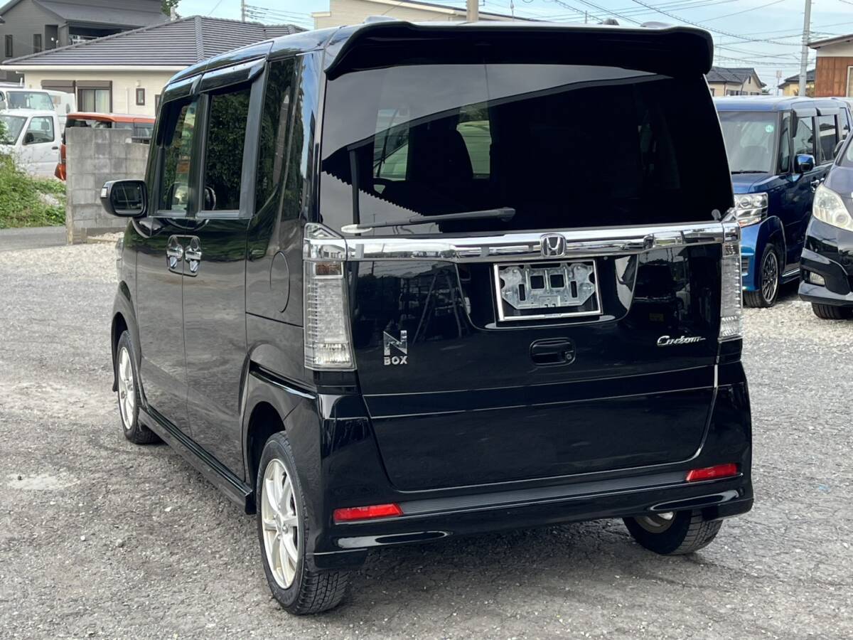 N BOXカスタム*カスタムSSブラックスタイルPKG*検9/11迄*28年式!*4WD*HID*両パワスラ*純正ナビ*Bカメラ*BTオーディオ*社外AW*110929_画像9