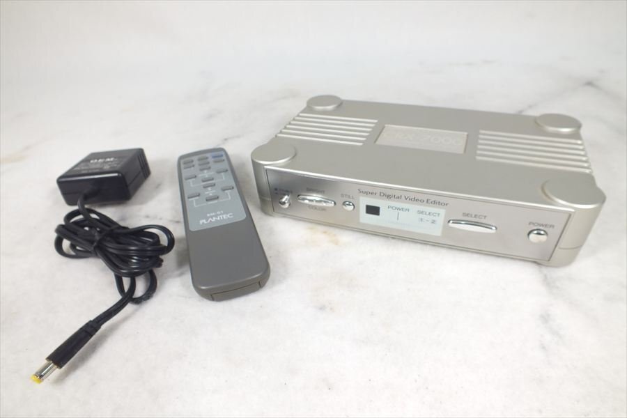 【06】PLANTEC プランテック CRX-7000 ビデオエディター 中古 現状品 251006K2314_画像1