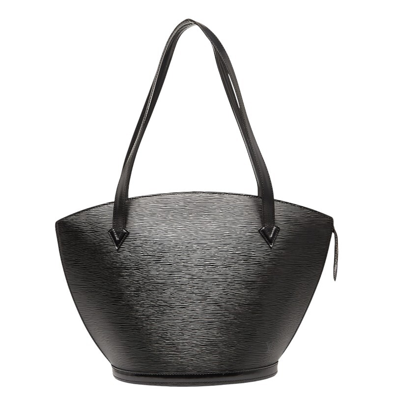 ルイ ヴィトン エピ サンジャック ショッピング ハンドバッグ ショルダーバッグ M52262 ノワール ブラック LOUIS VUITTON 【中古】_画像1