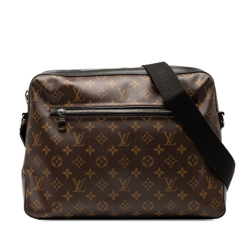 ルイ ヴィトン モノグラム マカサー トーレス ショルダーバッグ M40387 ブラウン PVC レザー レディース LOUIS VUITTON 【中古】_画像1