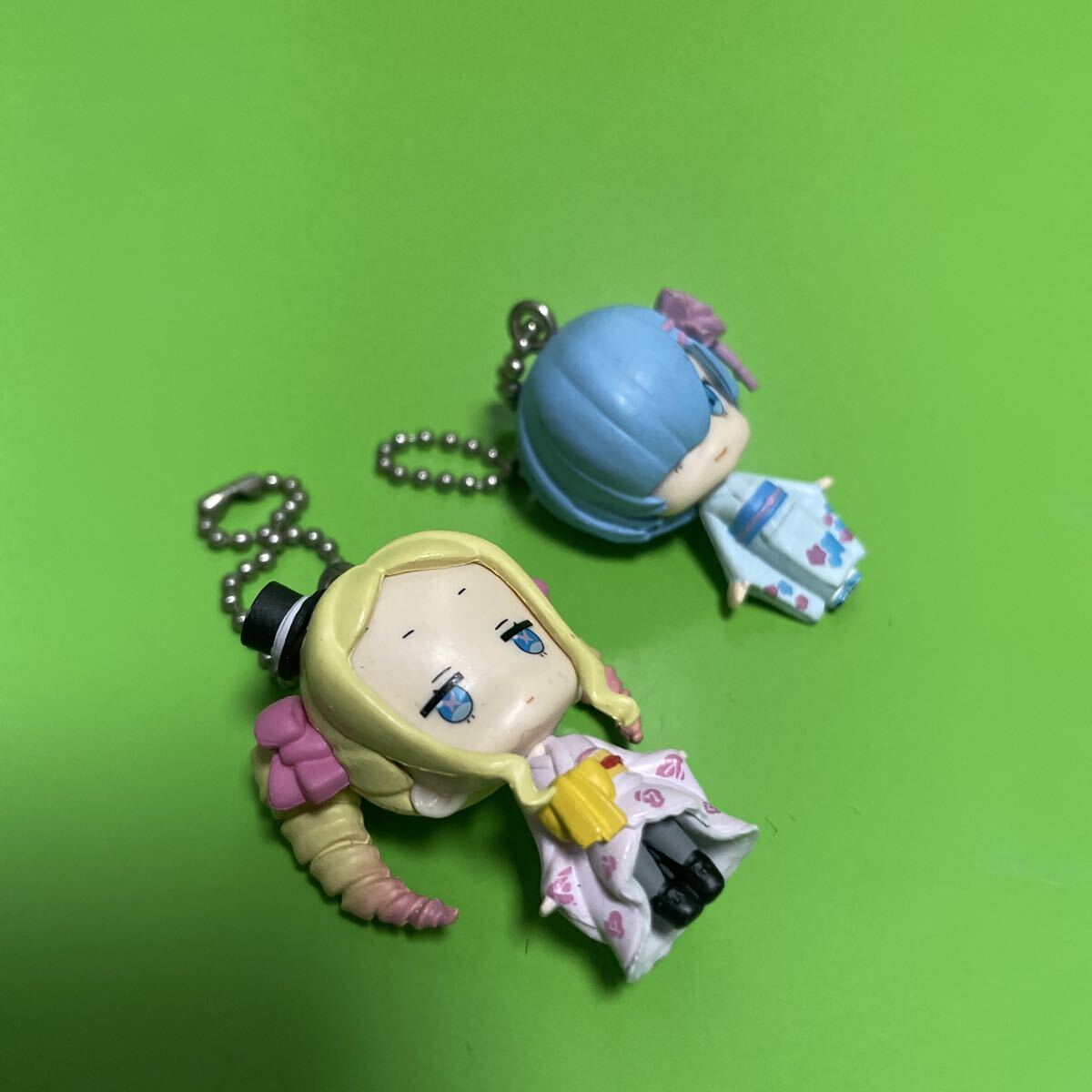 リゼロ Re:ゼロから始める異世界生活 ラム ベアトリス フィギュア マスコット スイング 浴衣【定形外郵便140円】キーホルダー キーチェーン_画像5