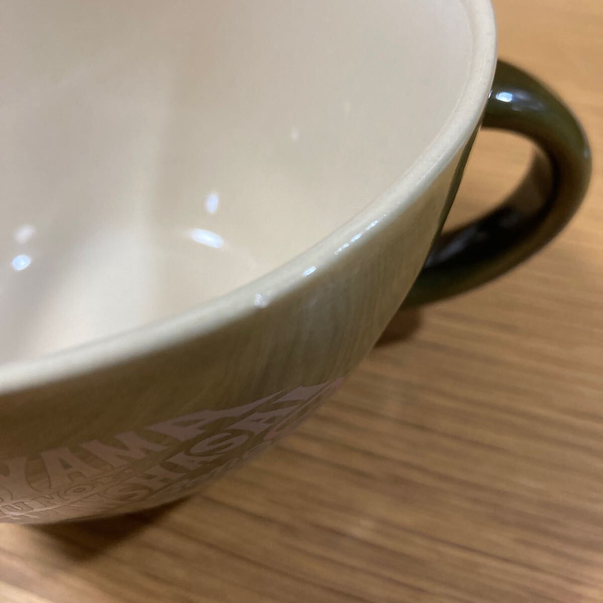▼ 福山雅治?マグカップ 1個(gè) 木制スプーン 1個(gè)?陶器制 冬の大感謝祭 其の9 スープカップ