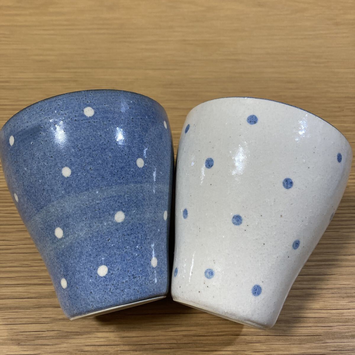 ▼ アフタヌーンティー≪カップ 2個 小皿 2枚≫陶器製 AFTERNOON TEA タンブラー 水玉_画像5
