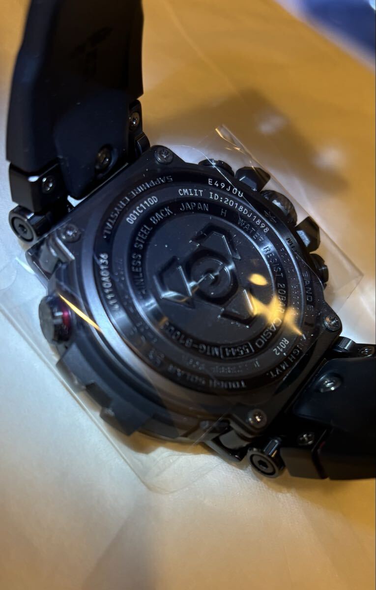 未使用　CASIO G-SHOCK 5544 電波ソーラー　MT-G カシオ ジーショック MTG-B1000B-1AJF 箱、説明書、保証証明書、タグ付き_画像2