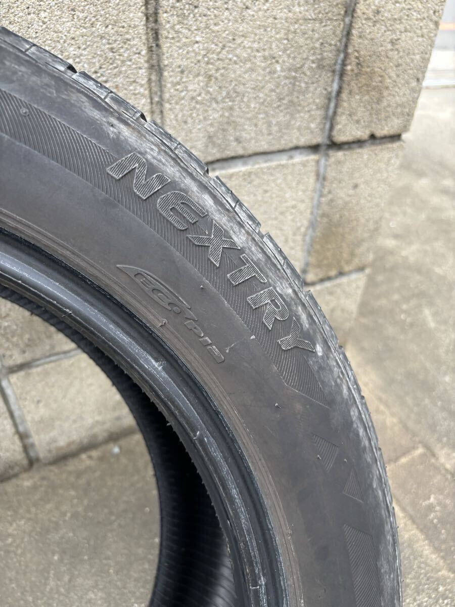 ブリヂストン BRIDGESTONE ネクストリー 215/55R17 中古1本 2018年 手渡し埼玉_画像3
