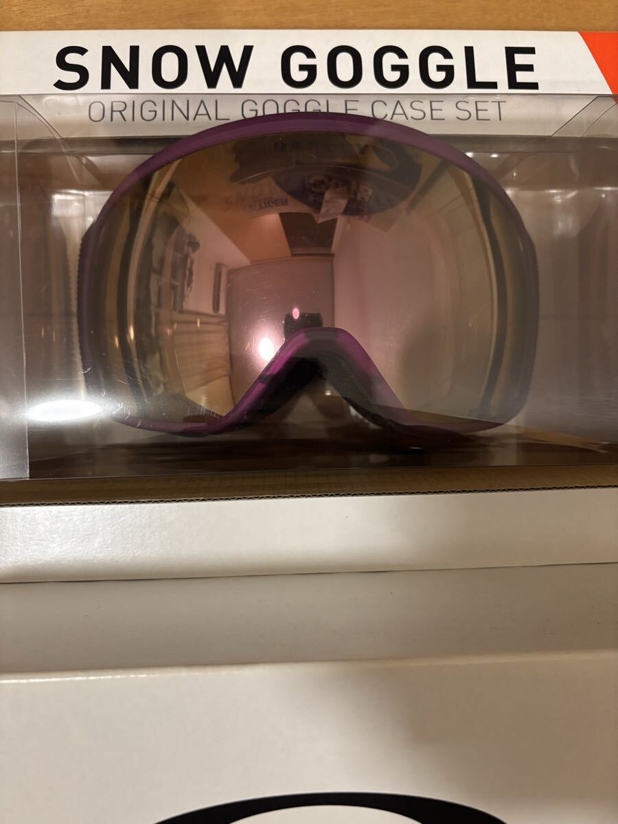 新品未開封　OAKLEY Snowゴーグル CASE SET フライトトラッカー FlightTrcker M Prpl Blaze wPzm Rose Gold_画像2