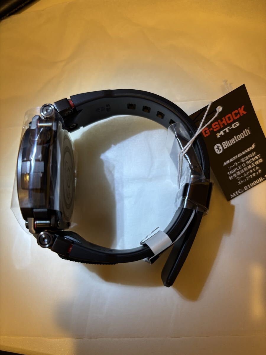 未使用　CASIO G-SHOCK 5544 電波ソーラー　MT-G カシオ ジーショック MTG-B1000B-1AJF 箱、説明書、保証証明書、タグ付き_画像4
