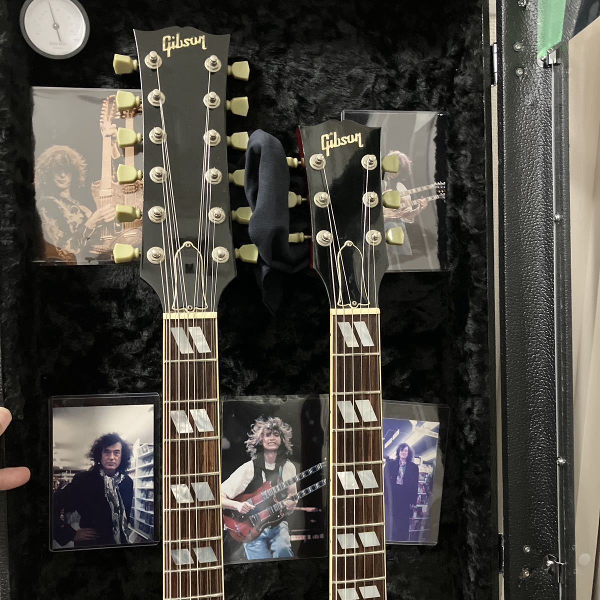 早いもの勝ち!ジミーペイジ直筆サイン入り コレクションケース+多数おまけ ダブルネック Jimmy Page 入札制限あり_画像7