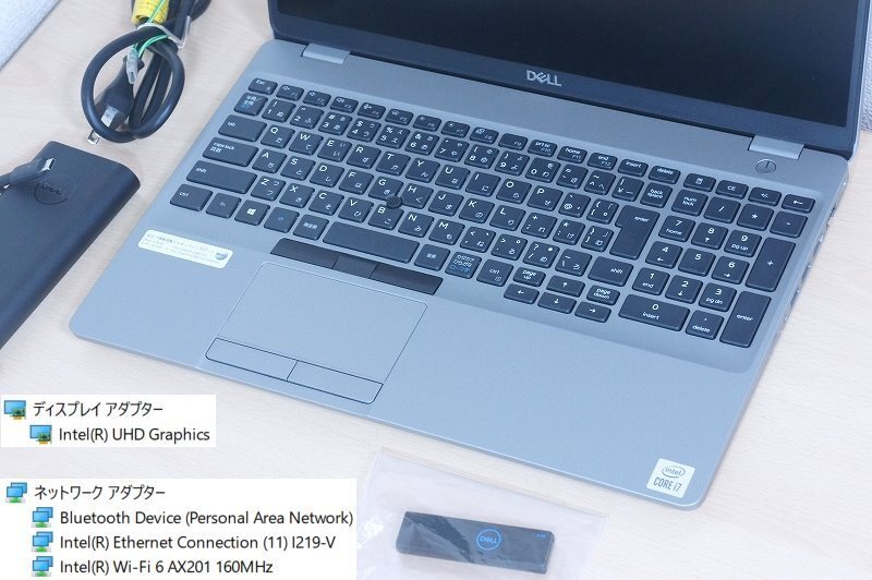 J17A第10世代 i7 6コア12t高速NVMe SSD 256GB Precision3551 Core i7 10750H 12CPU Windows11 Win10 DELL美品ですが惜しくも訳有ジャンク品_画像2