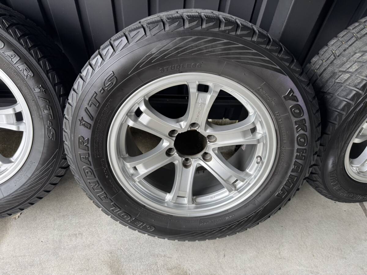 150プラド　スタッドレスタイヤホイールセット　YOKOHAMA　GEOLANDAR　265/60R18　2000年3月製造　残り溝7㎜程度_画像3