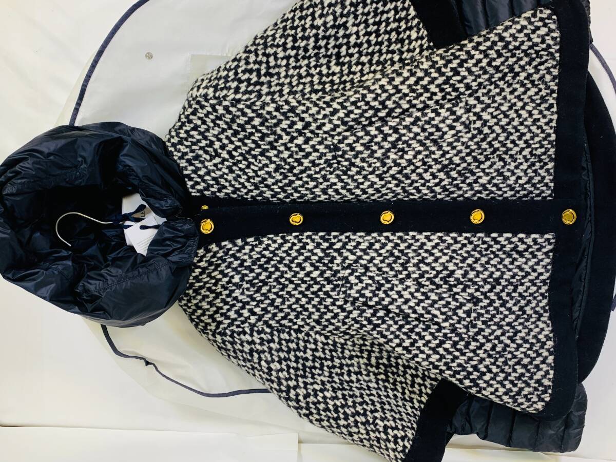 【希少】MONCLER ダウンジャケット レディース アウター サイズ1 S モンクレール ジャパン ブラック ハンガリー製 【100】2510075K55LH_画像1