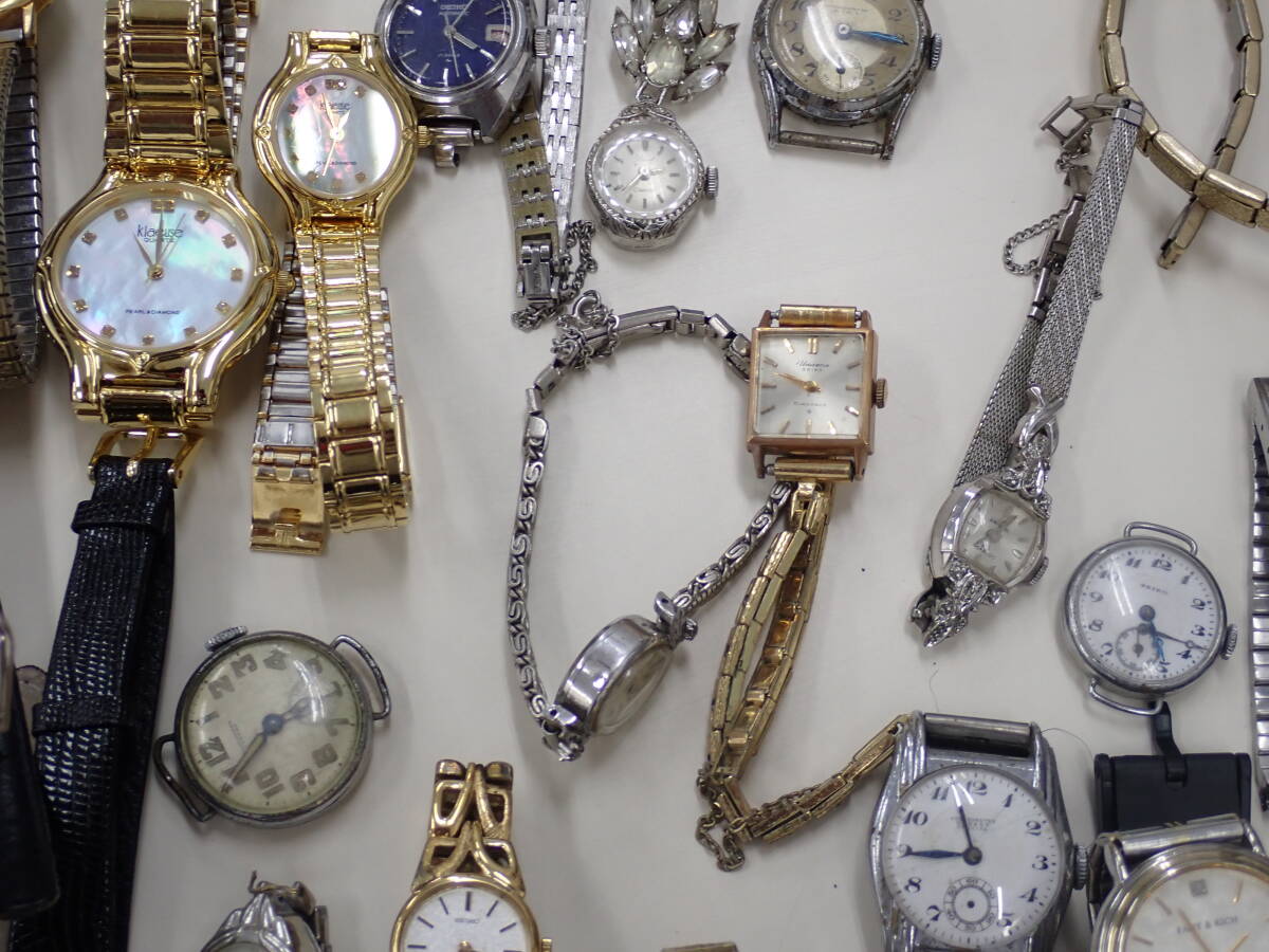 5835-8437★時計おまとめ 中古 約１３０本以上 腕時計 懐中時計 セイコー シチズン ラドー カシオ 等 ジャンクの画像9