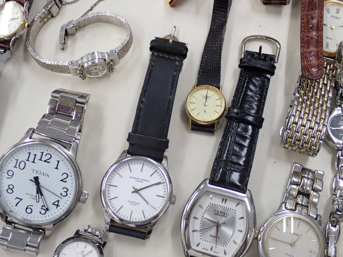 5835-8437★時計おまとめ 中古 約１３０本以上 腕時計 懐中時計 セイコー シチズン ラドー カシオ 等 ジャンクの画像7