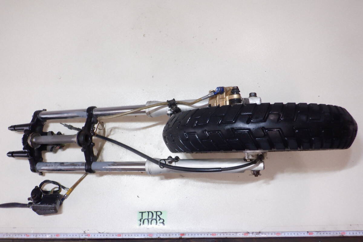 1003 TDR TDR80 フロントフォーク フォーク ホイール 梱包180サイズ_画像9