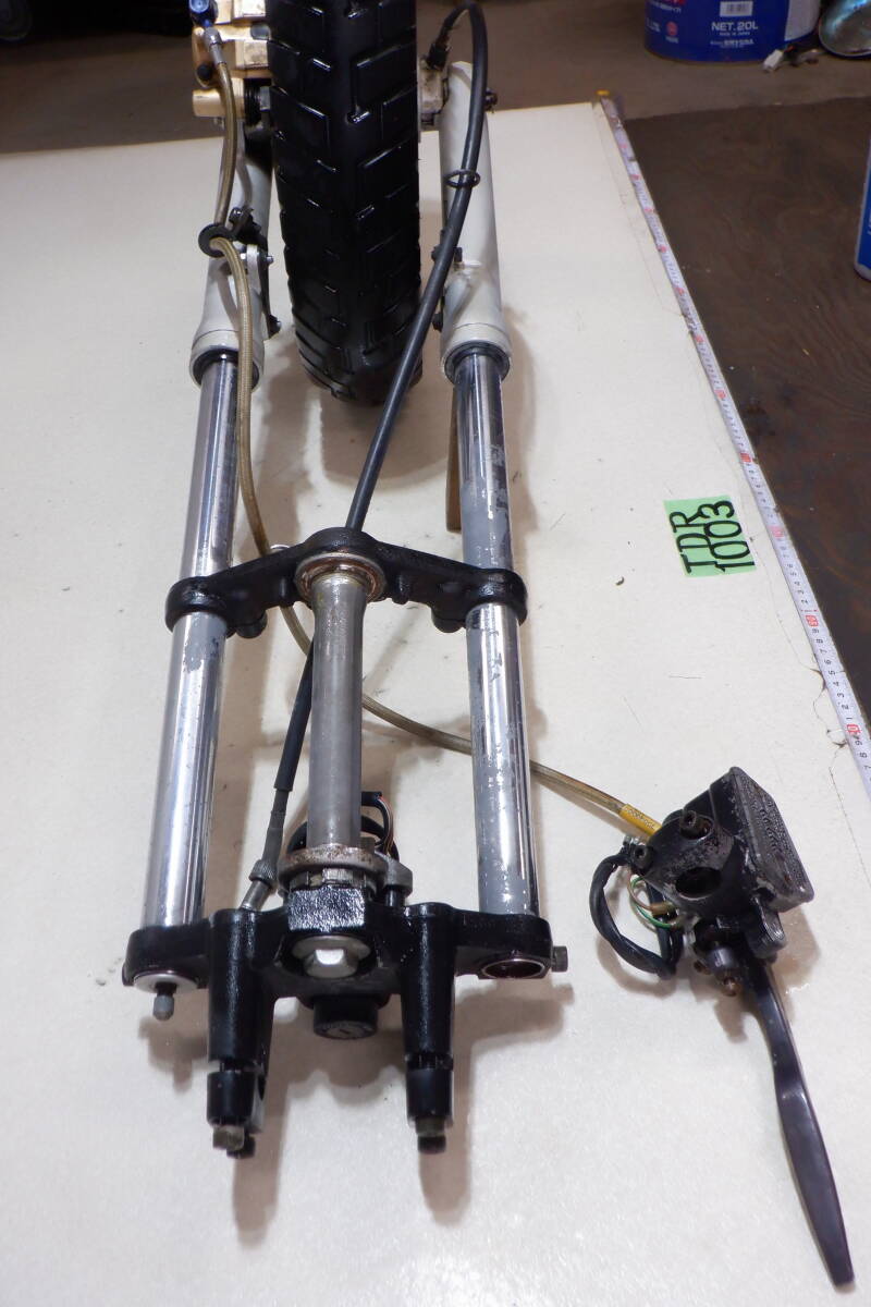 1003 TDR TDR80 フロントフォーク フォーク ホイール 梱包180サイズ_画像10