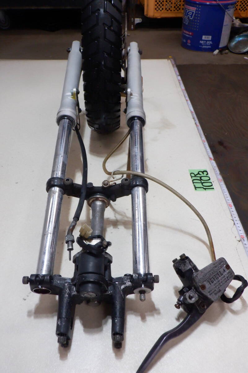1003 TDR TDR80 フロントフォーク フォーク ホイール 梱包180サイズ_画像4