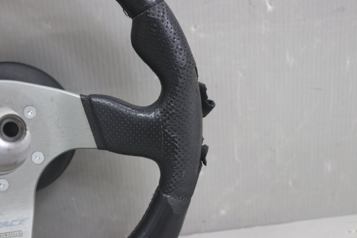 スズキ スイフト スポーツ 5MT 3ドア 4型 (HT81S CSSF-4) ステアリングホイール ハンドル ボス MOMO モモステ 直径およそ31.5cm p058274の画像4