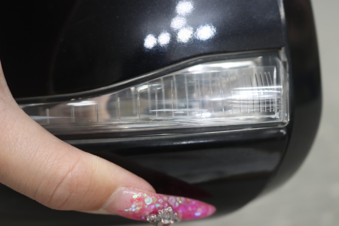 ボルボ V40 T4 右H (MB4164T) 純正 左 ドアミラー ウィンカー ウェルカムランプ 電格 14P ブラック系 サイドミラー Volvo 左ミラー p058776_画像4