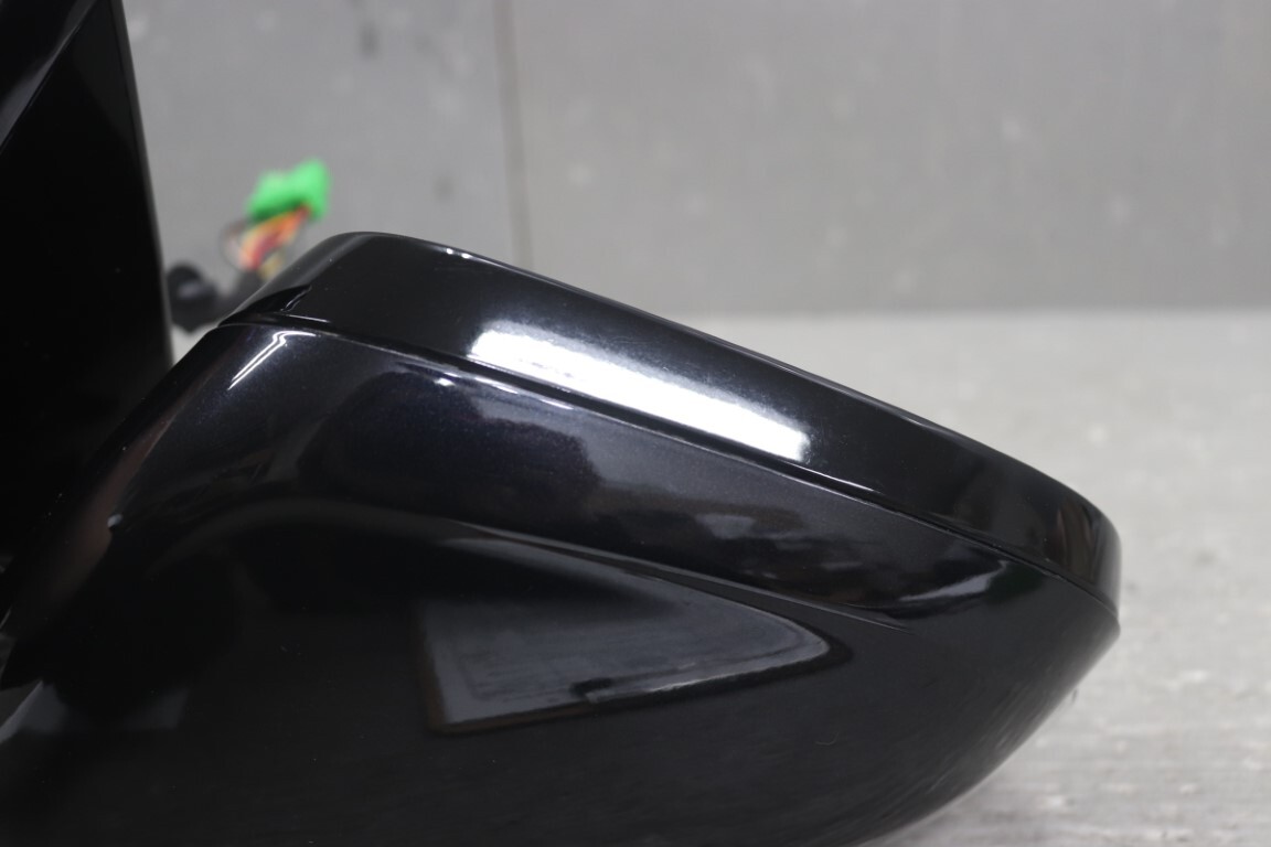 ボルボ V40 T4 右H (MB4164T) 純正 左 ドアミラー ウィンカー ウェルカムランプ 電格 14P ブラック系 サイドミラー Volvo 左ミラー p058776_画像6