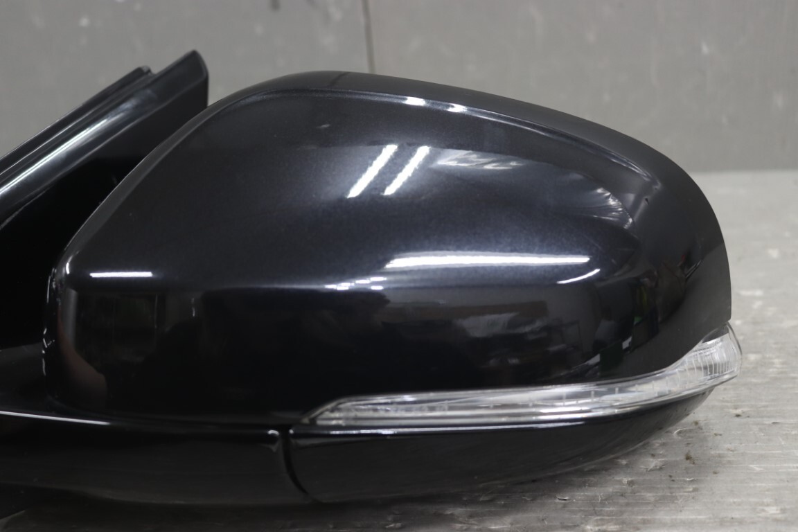 ボルボ V40 T4 右H (MB4164T) 純正 左 ドアミラー ウィンカー ウェルカムランプ 電格 14P ブラック系 サイドミラー Volvo 左ミラー p058776_画像7