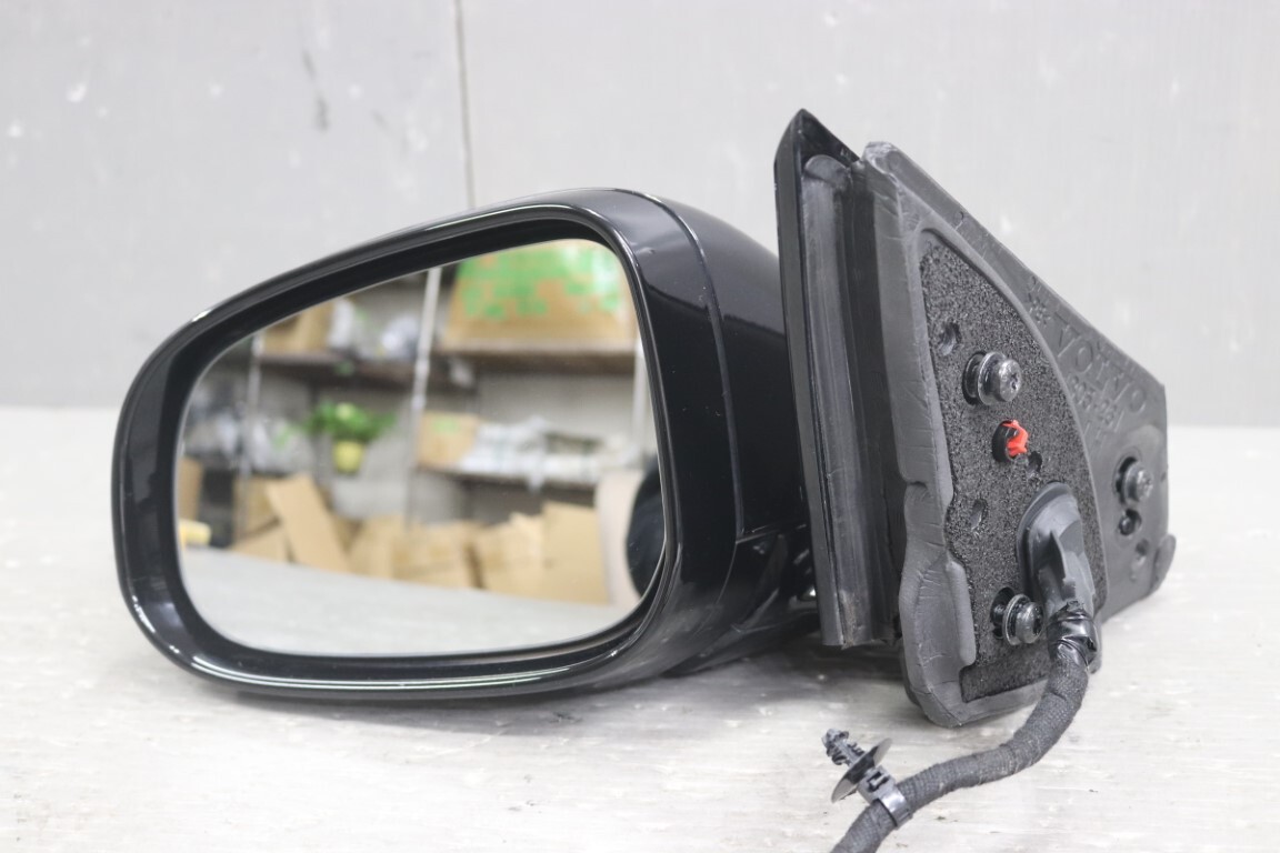 ボルボ V40 T4 右H (MB4164T) 純正 左 ドアミラー ウィンカー ウェルカムランプ 電格 14P ブラック系 サイドミラー Volvo 左ミラー p058776_画像9