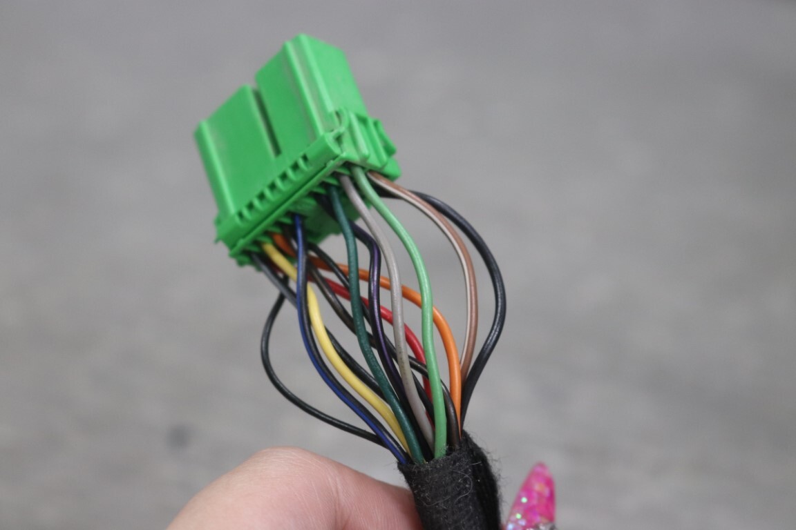 ボルボ V40 T4 右H (MB4164T) 純正 左 ドアミラー ウィンカー ウェルカムランプ 電格 14P ブラック系 サイドミラー Volvo 左ミラー p058776_画像10