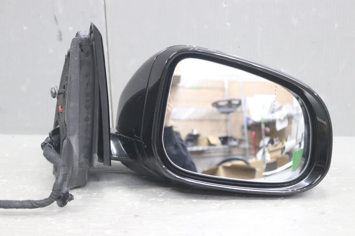 ボルボ V40 T4 右H (MB4164T) 純正 右 ドアミラー ウィンカー ウェルカムランプ 電格 12P ブラック系 サイドミラー Volvo 右ミラー p058775_画像9