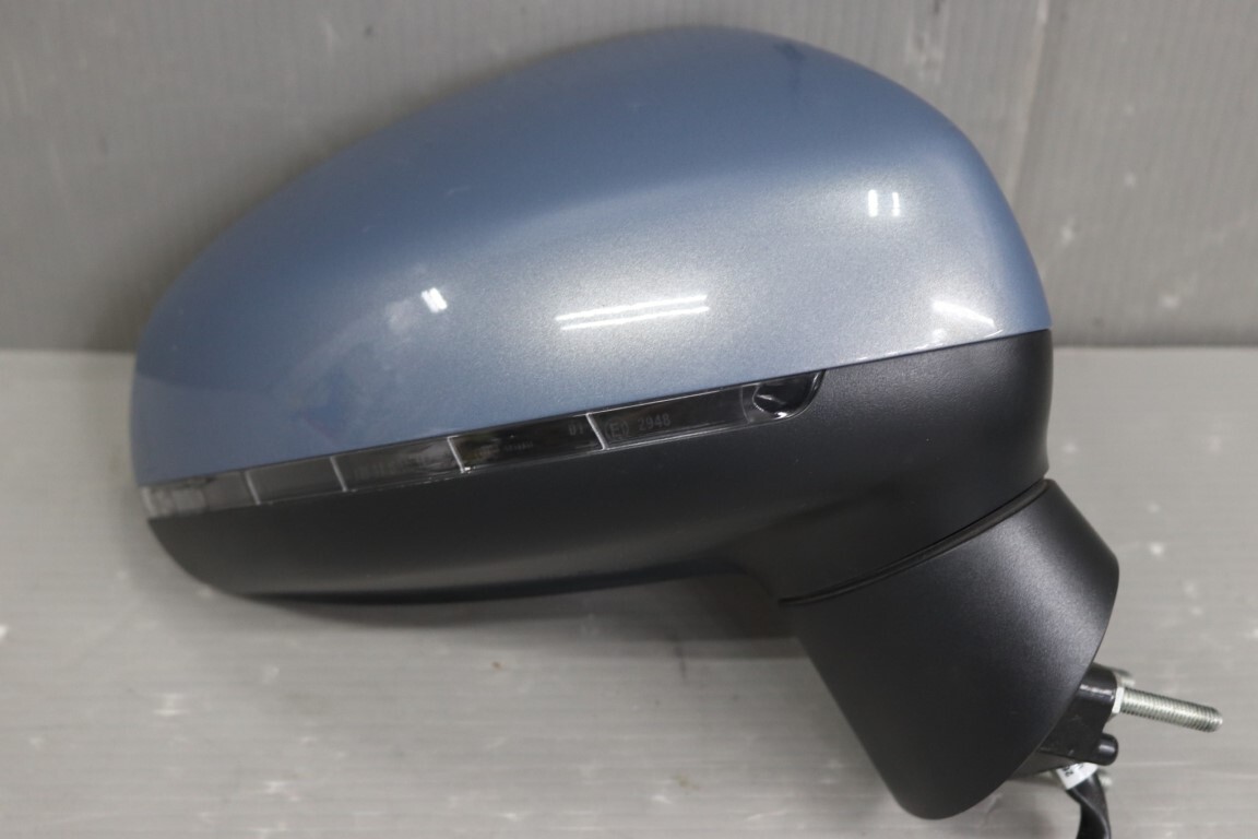  Audi A1 правый H (8XCAX 8X) оригинальный правый зеркало со встроенным указателем поворота обогреватель автоматический 8 булавка темно-синий серия зеркало заднего вида Audi гарантия работы правое зеркало p056706