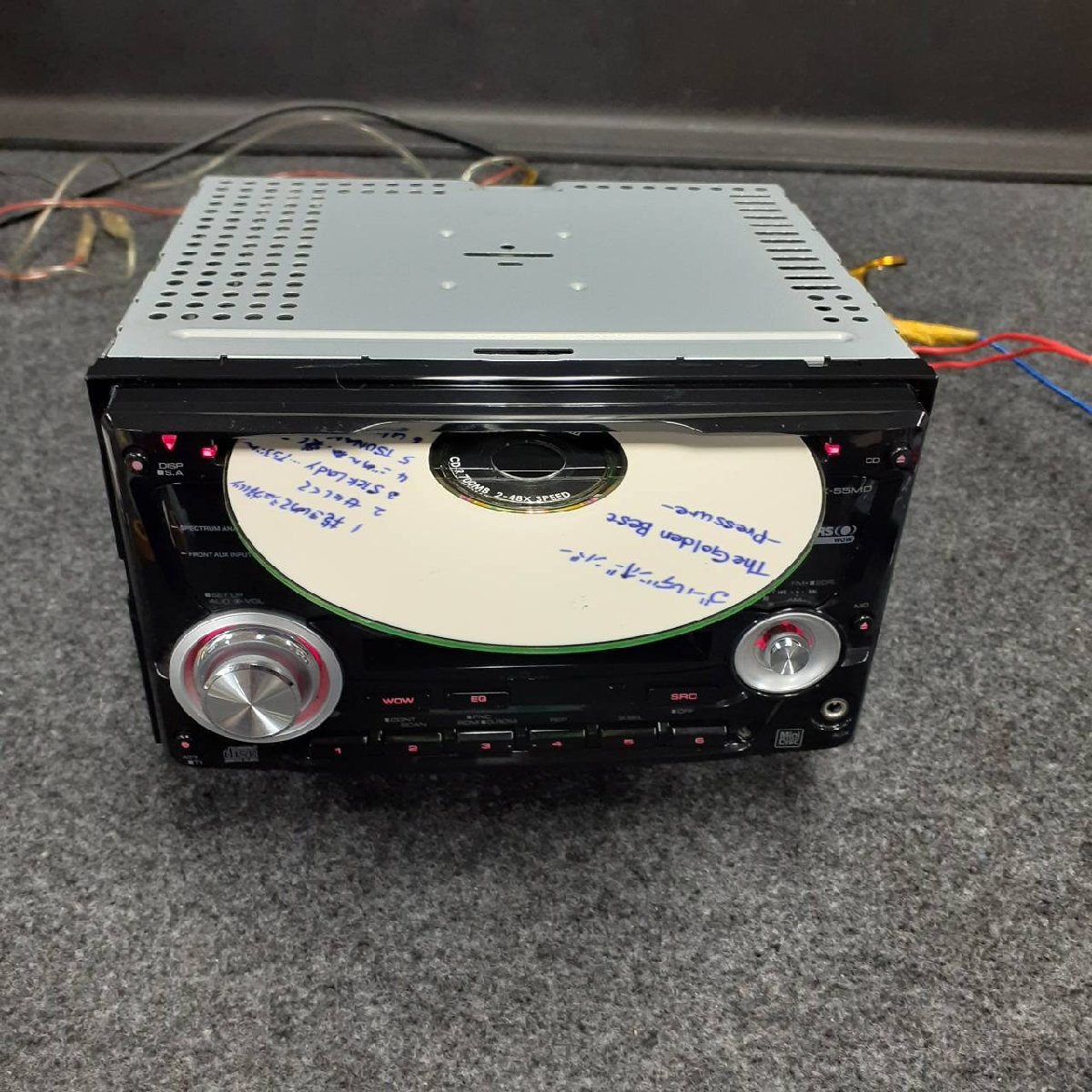 KENWOOD Kenwood DPX-55MD 2DIN CD MD плеер старый машина подлинная вещь b1116-gyr