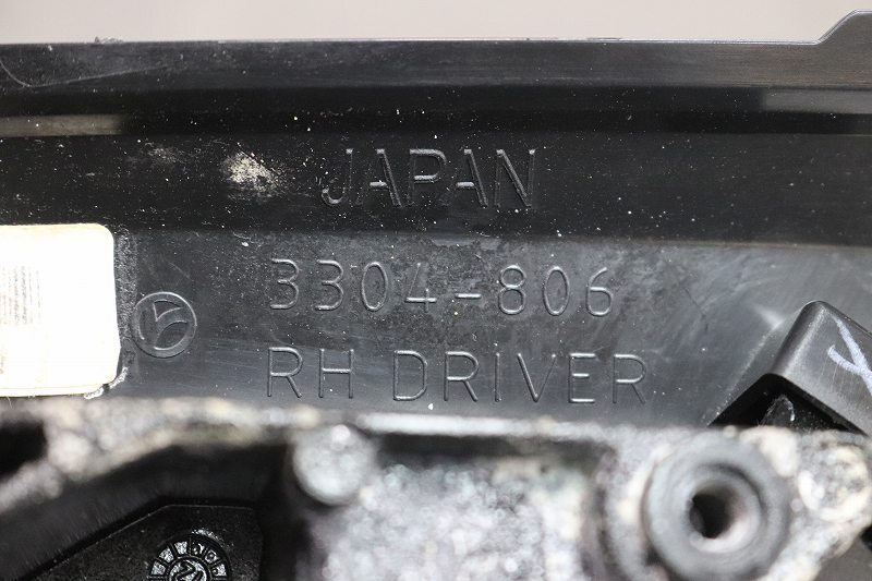 ボルボ V60 前期 (FB4164T) 純正 右 ドアミラー ウィンカー 電格 14P＋2P 銀 シルバー 3304-806 Volvo サイドミラー 右ミラー p043758_画像7