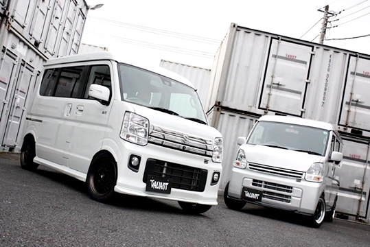 「VARY/ヴァリアント」エブリイ バン/ワゴン(DA17V/W)用+8mm ローフォルム フェンダートリムx1台分_画像7