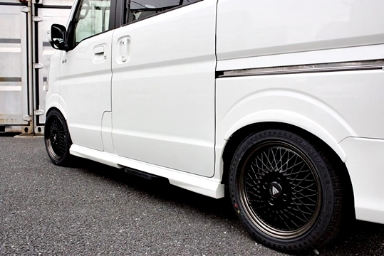 「VARY/ヴァリアント」エブリイ バン/ワゴン(DA17V/W)用+8mm ローフォルム フェンダートリムx1台分_画像1