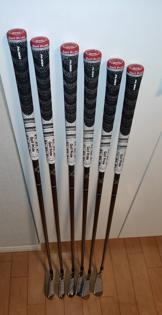  SRIXON ZX5 MKⅡ アイアンDiamanaZX-Ⅱ60Ｓ#５~PW６本セット_画像6