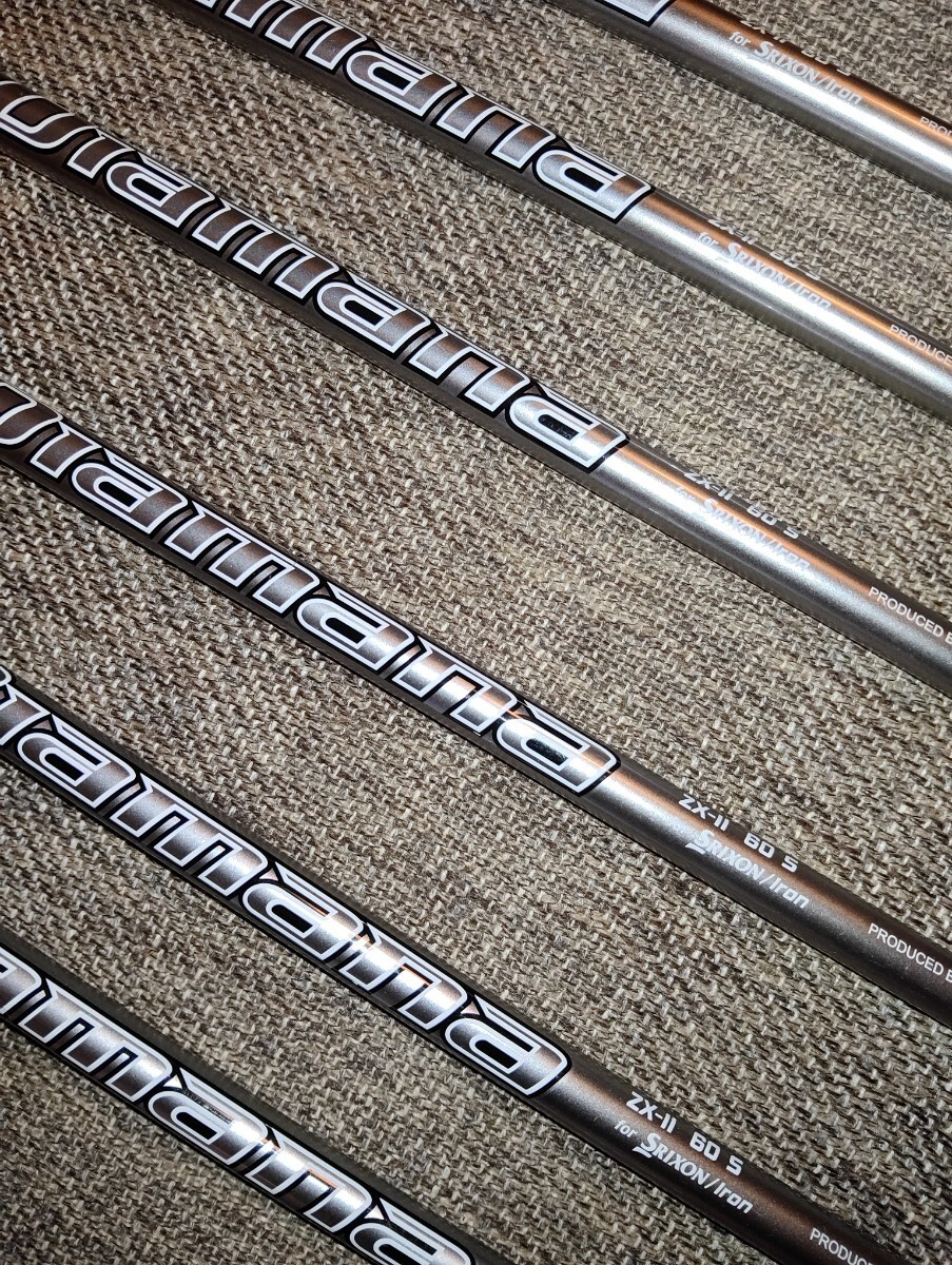  SRIXON ZX5 MKⅡ アイアンDiamanaZX-Ⅱ60Ｓ#５~PW６本セット_画像5