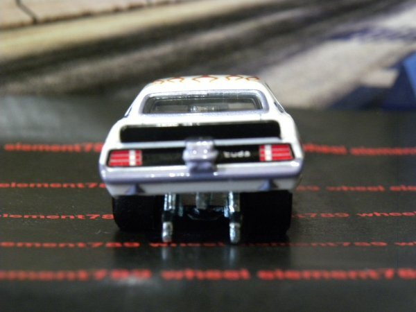 即決☆☆ルース '72 PLYMOUTH CUDA FC SNAKE プリムスクーダ　スネークファニーカー　 ホットウィール プレミアムモデル_画像5