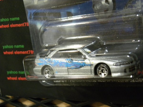 быстрое решение ** custom Acura Integra седан GSR Custom Acura Integra Sedan графика remix The Fast and The Furious * обратная сторона spi*