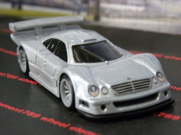 即決☆☆ルース 1997 MERCEDES-BENZ CLK-GTR メルセデスベンツ CLK-GTR ホットウィール プレミアムモデル メタルシャーシリアルライダー_画像2