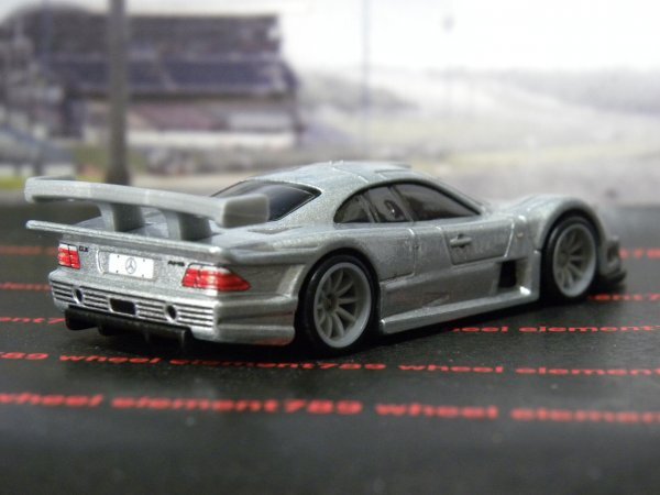 即決☆☆ルース 1997 MERCEDES-BENZ CLK-GTR メルセデスベンツ CLK-GTR ホットウィール プレミアムモデル メタルシャーシリアルライダー_画像5