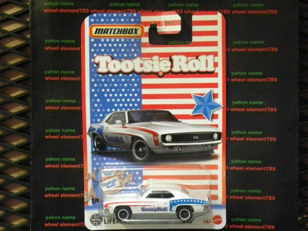 即決☆☆'69 CHEVOLET CAMARO Tootsie Roll シボレー カマロ マッチボックス MACHBOX CANDY SE_画像1