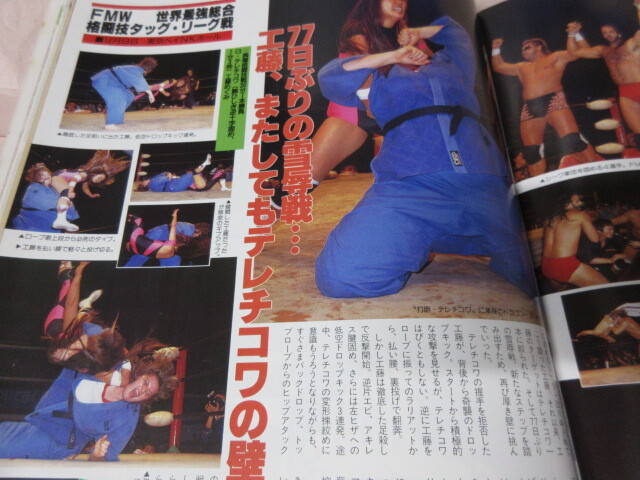 「週刊ゴング NO.392 1992.1/2」天龍対ホーガン 藤原対維新力 Dキッド引退グラフ ウルティモ マスカラス 日本スポーツ出版_画像10