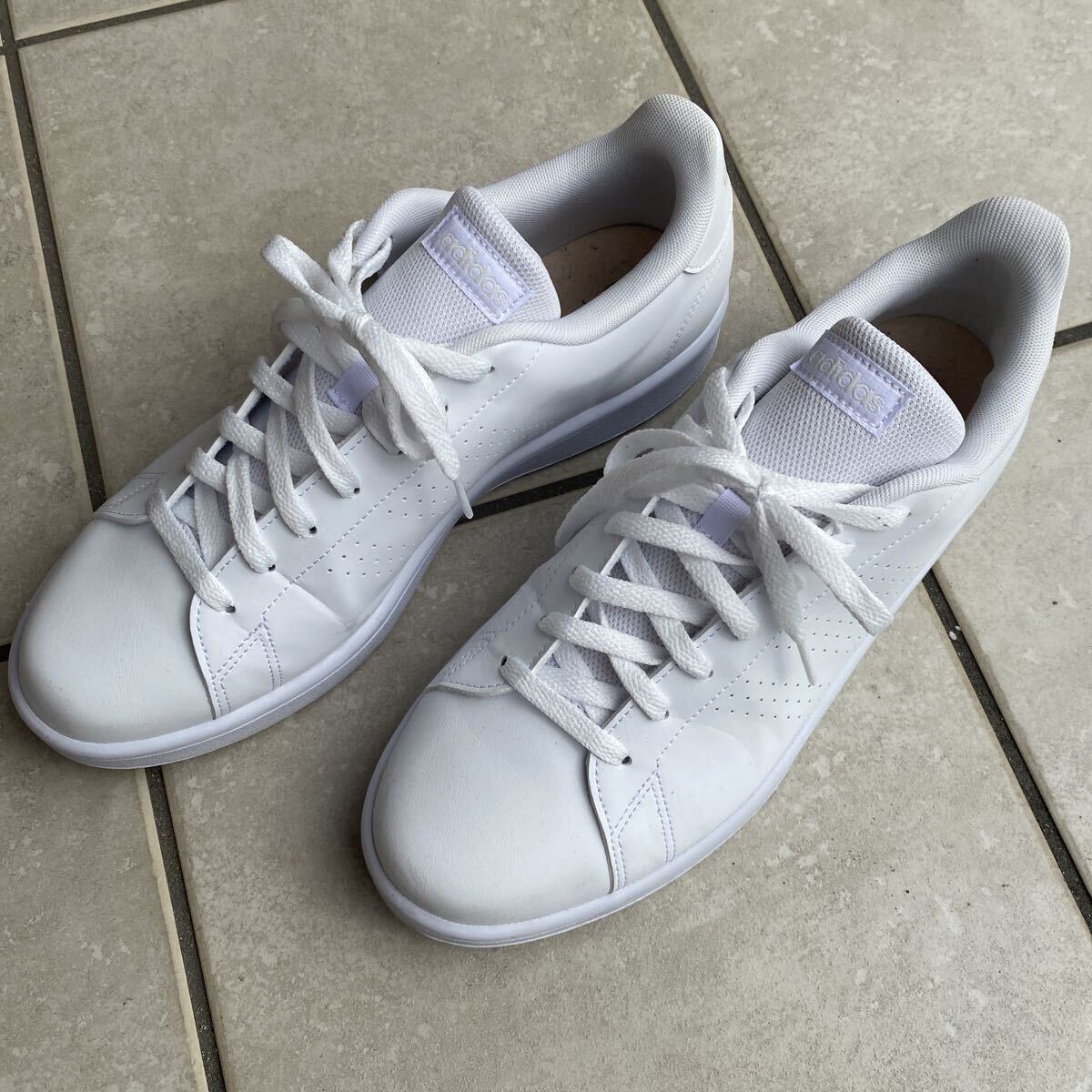  прекрасный товар adidas Adidas белый спортивные туфли обувь обувь 30cm большой размер Advan пальто LIU80