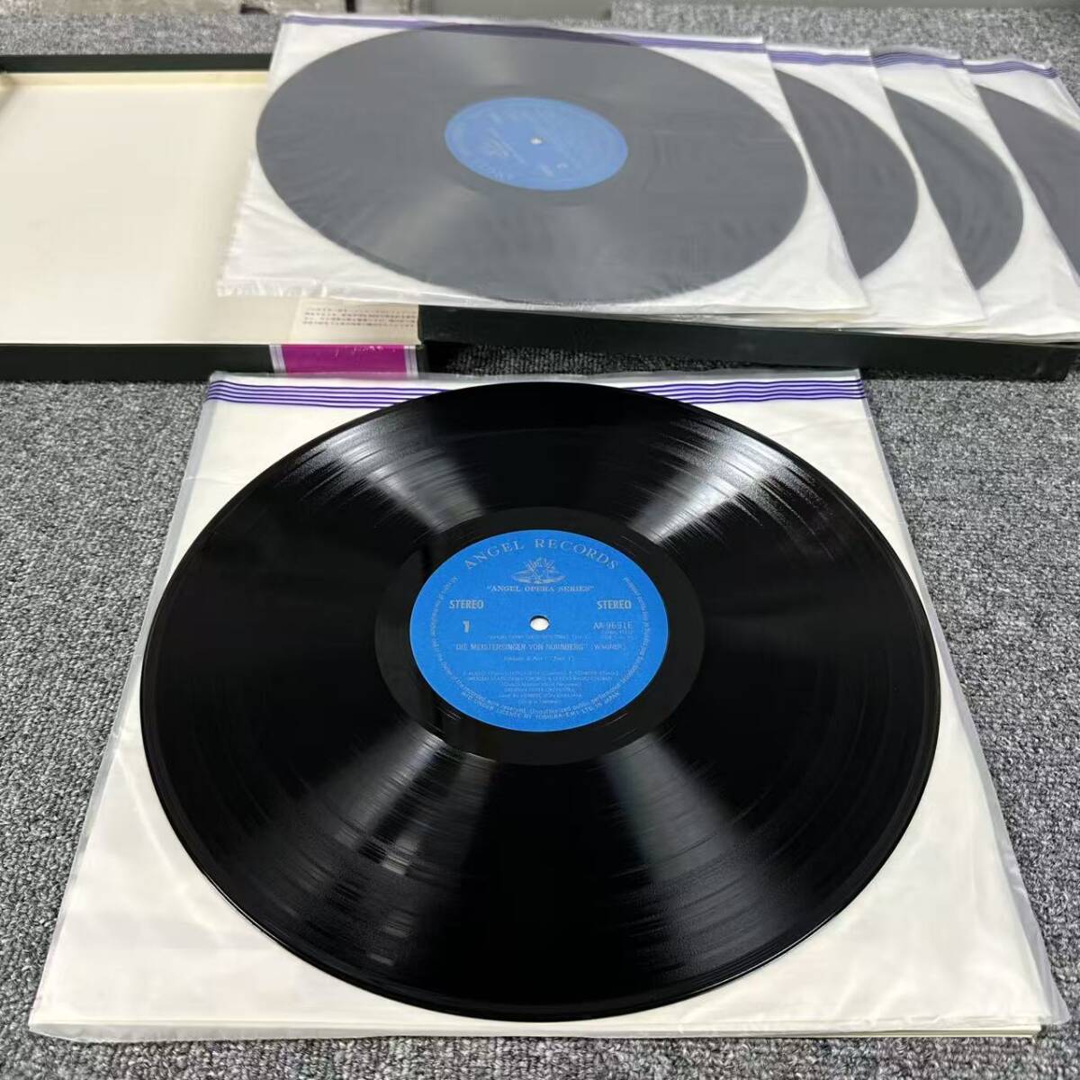 帯付 美盤 5枚組 LP BOX /ワーグナー：楽劇《ニュルンベルクのマイスタージンガー》全曲 カラヤン指揮 /AA-9691E /AD1012256_画像4