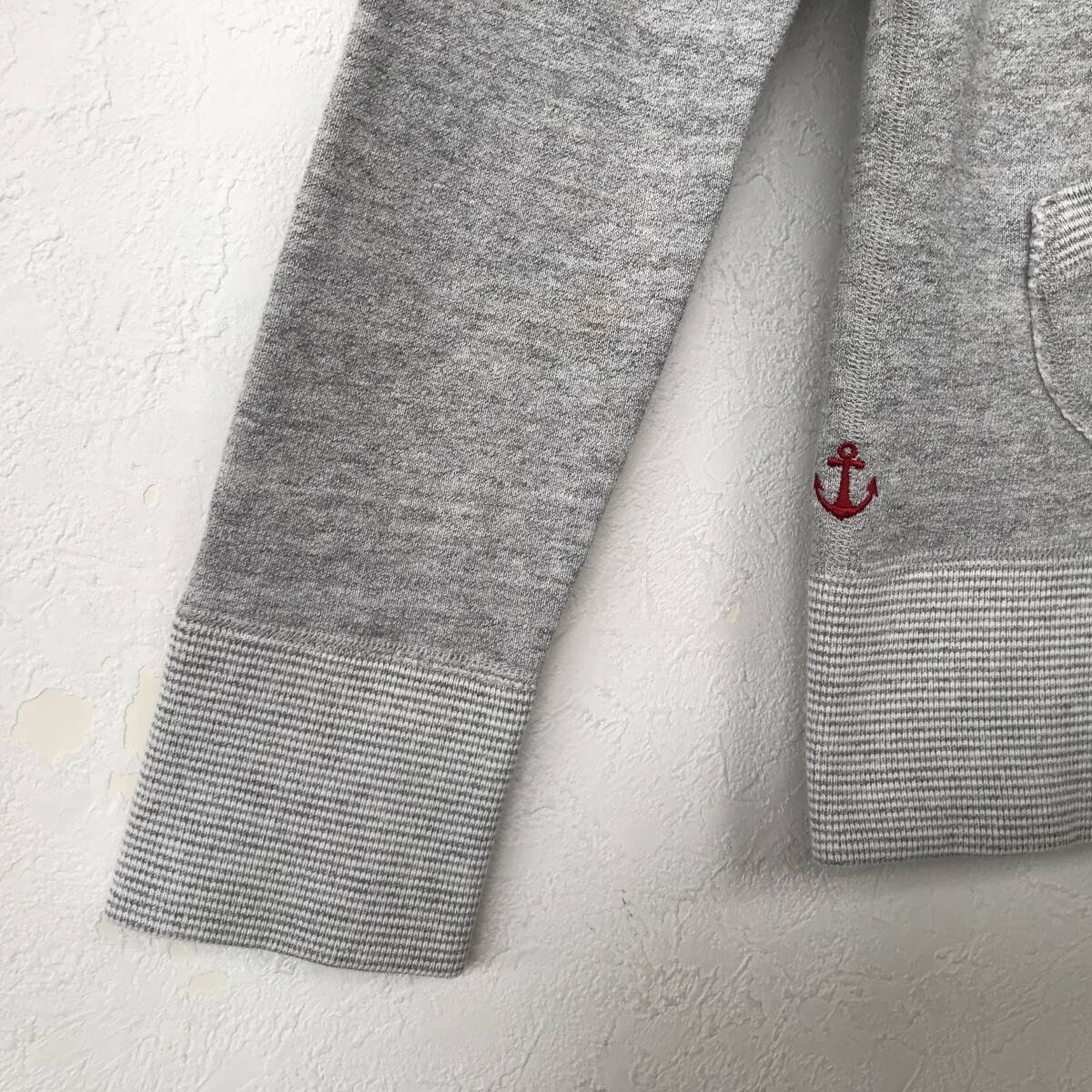 AIGLE Aigle женский полный Zip тренировочный Parker вышивка ввод прекрасный товар size M BEJ2205