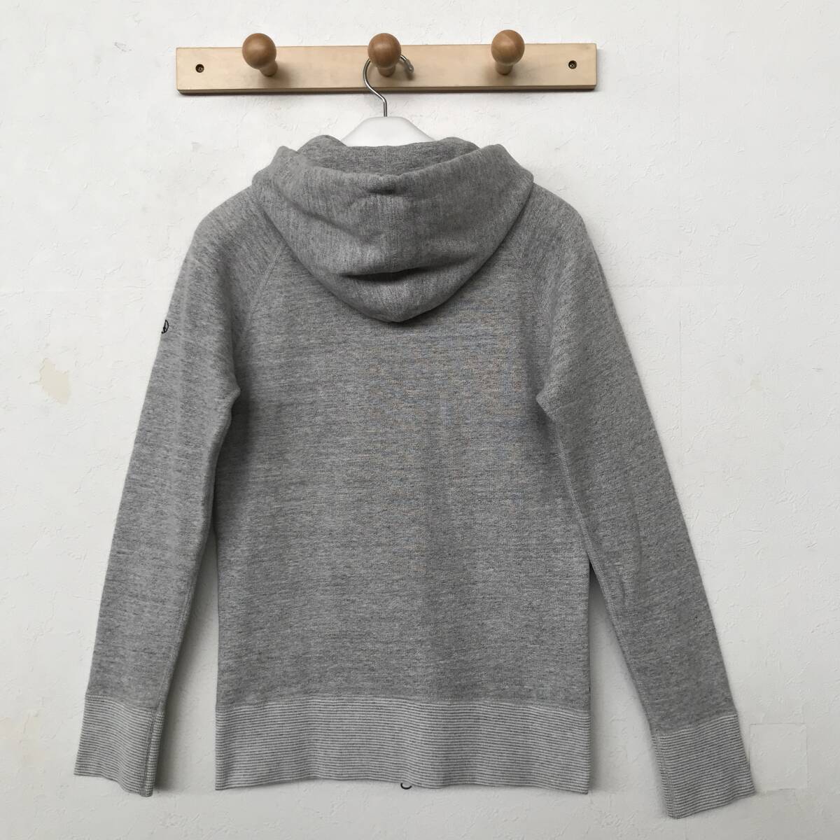 AIGLE Aigle женский полный Zip тренировочный Parker вышивка ввод прекрасный товар size M BEJ2205