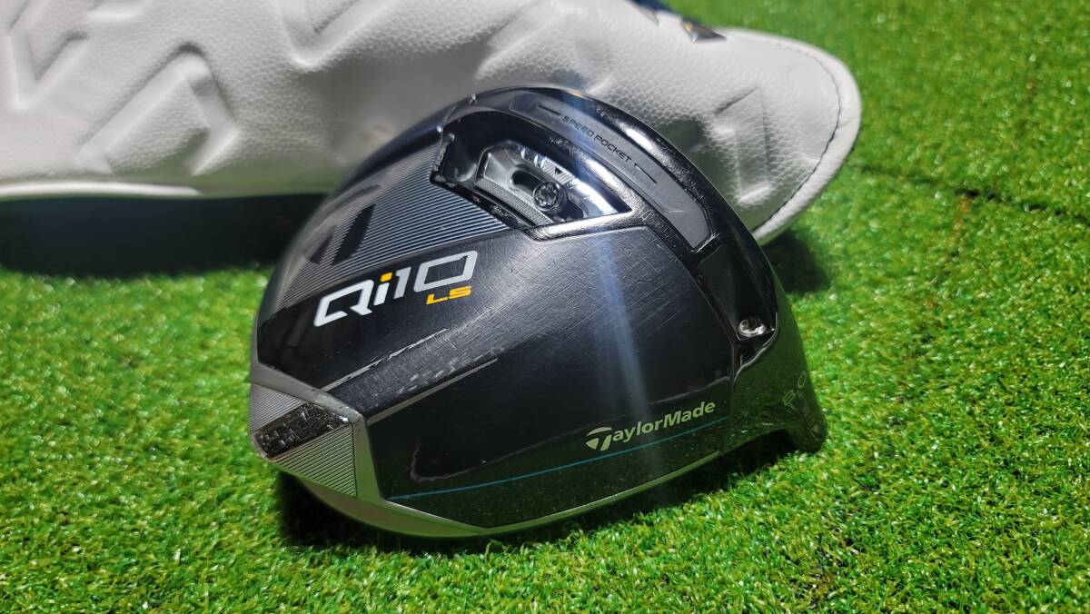 ★低スピンで激飛び　操作性抜群！稀少ロフト★テーラーメイド　Qi10 LS 　8°　HC付　1W　ドライバー★350_画像1