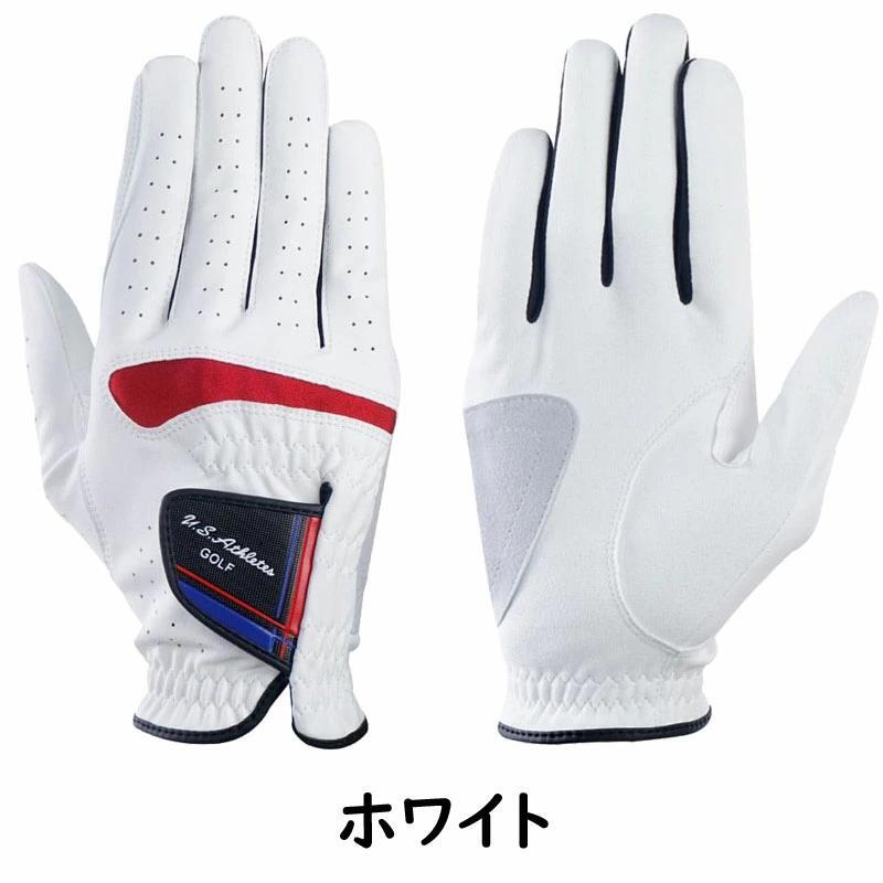 新品　USアスリート★U.S.Athletes★ゴルフ グローブ両手用（左右セット）/ホワイト　サイズS（21cm~22cm)　1セット_画像4