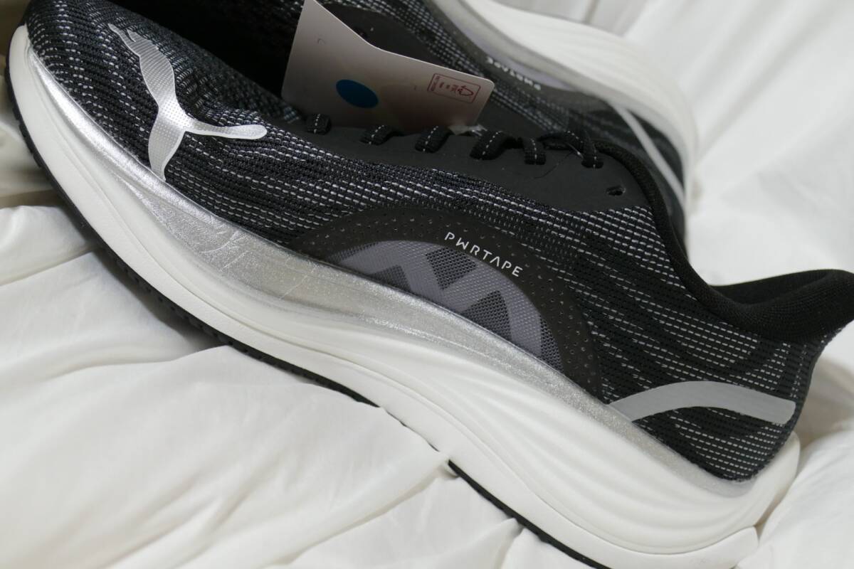KPK12★2025年モデル★サンプル品★PUMA★プーマ★ディヴィエイトニトロ 3ランニングシューズ★27.0/BK_画像5