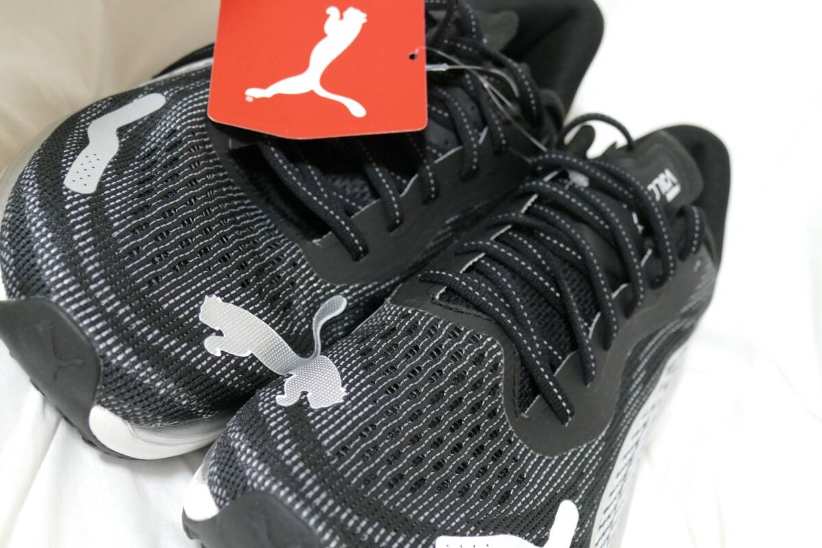 KPK12★2025年モデル★サンプル品★PUMA★プーマ★ディヴィエイトニトロ 3ランニングシューズ★27.0/BK_画像3