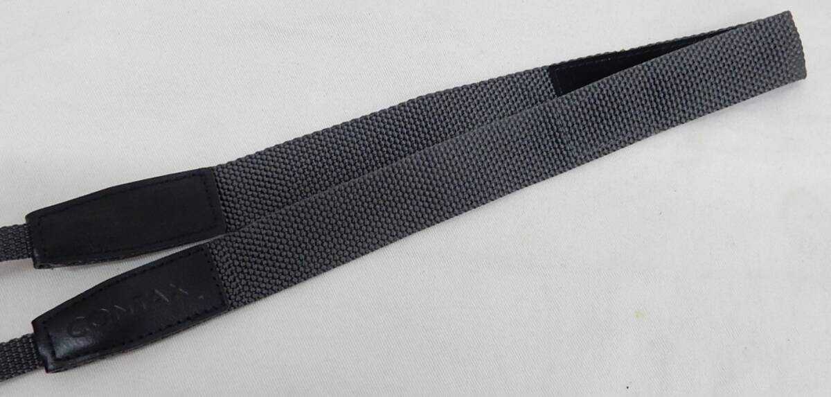 【中古/保管品】★CONTAX コンタックス ストラップ グレー 灰色 純正 カメラストラップ 幅24mmの画像2
